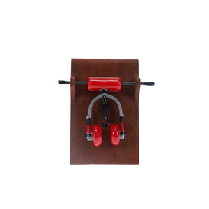 Hicdogg Headphones Red with Music Note Pendant SALE