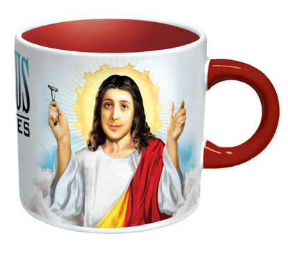 Jesus Shaves Heat Changing Mug