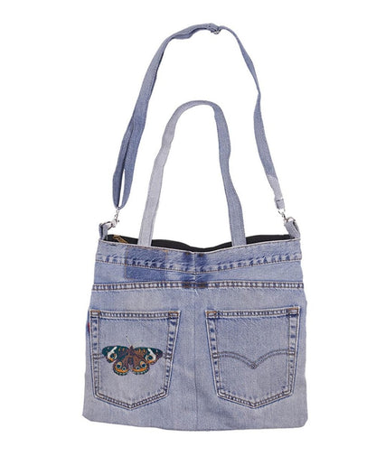 Upcycled Denim Jean Butt Bag