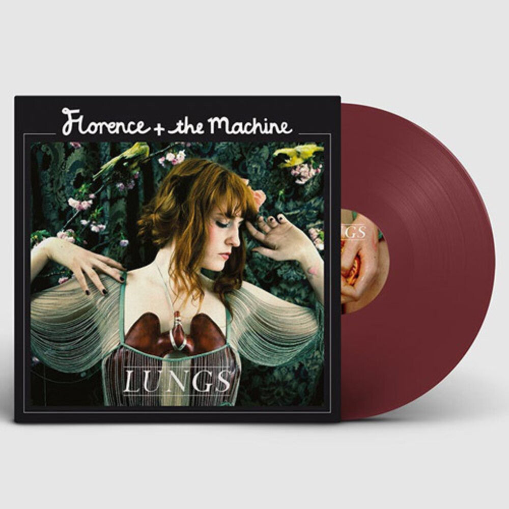 the album cover for Florence + The Machine  - Lungs [LP][Red]