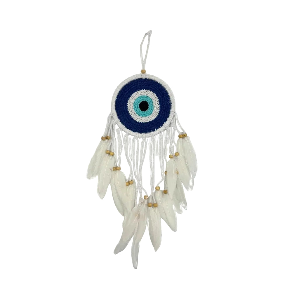 Crochet Evil Eye Dreamcatcher