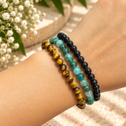 Intentions Bracelet Set - Earth 4mm