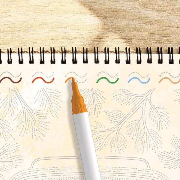 Lifelines™ FlowArt: Trace-by-Line Fall Harvest Coloring Pad