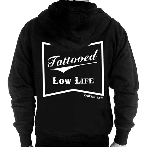 Cartel Ink Tattooed Low Life Pullover Hoodie