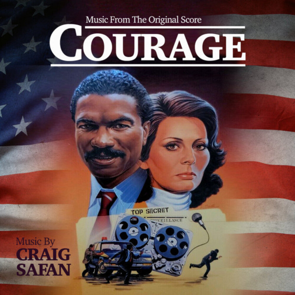 the album cover for Craig Safan  (Ita) - Courage / O.S.T. (Ita)