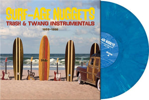 Pre-Order: Various Artists - SURF-AGE NUGGETS: TRASH & TWANG INSTRUMENTALS [Indie Exclusive Laguna Blue Marble]
