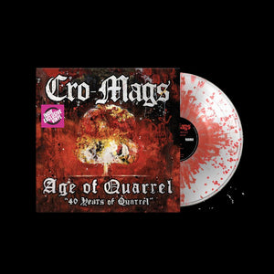Pre-Order: Cro-Mags - Age of Quarrel - 40 Years of Quarrel [Indie Exclusive Crystal Red Splatter]