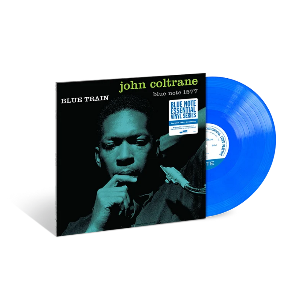 the album cover for John Coltrane - Blue Train (Blue Note Essential Vinyl Series)