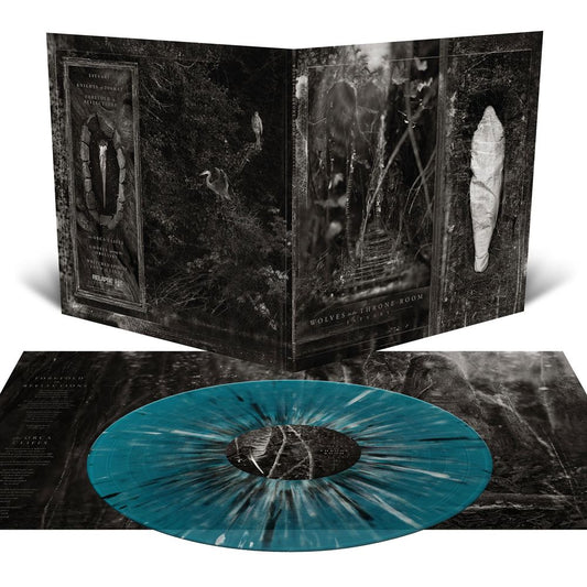 the album cover for Wolves In The Throne Room - Estuary [Orchard Indie Exclusive Sea Blue with Splatter]