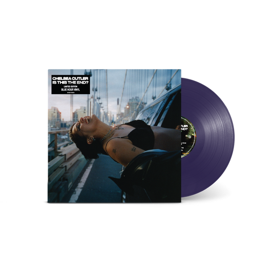 the album cover for Chelsea Cutler - IS THIS THE END? [Blue Hour]
