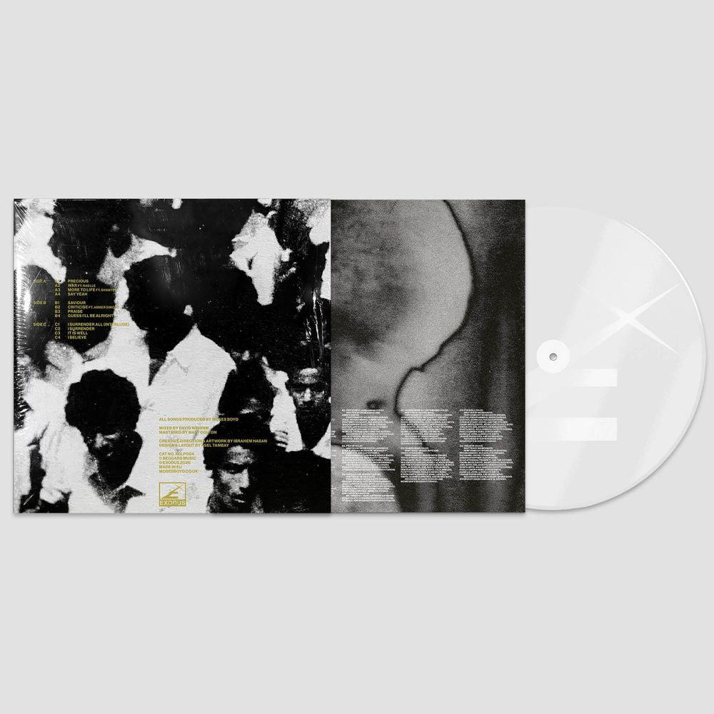 the album cover for Moses Boyd - Songs for Sinners [Indie Exclusive White with Etching]