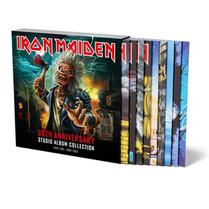 Pre-Order: Iron Maiden - 50th Anniversary Studio Album Collection, Part One: 1980-1992 [Multicolor 10 LP Box Set]