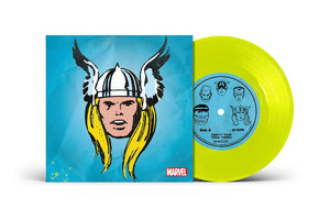Pre-Order: Marvel Chorus - Merry Marvel Marching Society (1966 Theme) [Mighty Thor Translucent Yellow 7" Single]