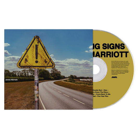 the album cover for James Marriott - Warning Signs
