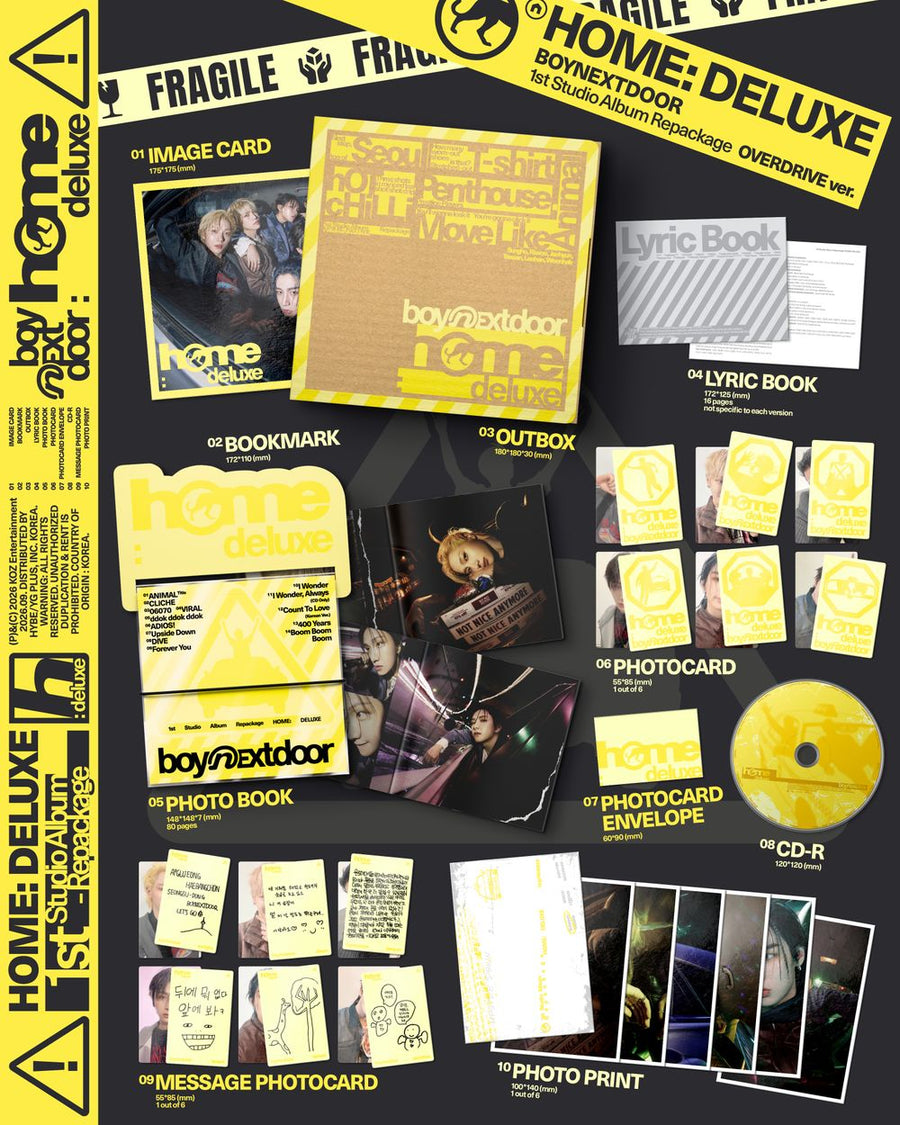 Pre-Order: BOYNEXTDOOR - HOME: DELUXE [OVERDRIVE Ver.]