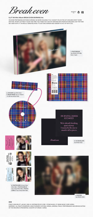 Pre-Order: ILLIT - BREAK EVEN [BURNING Ver.]