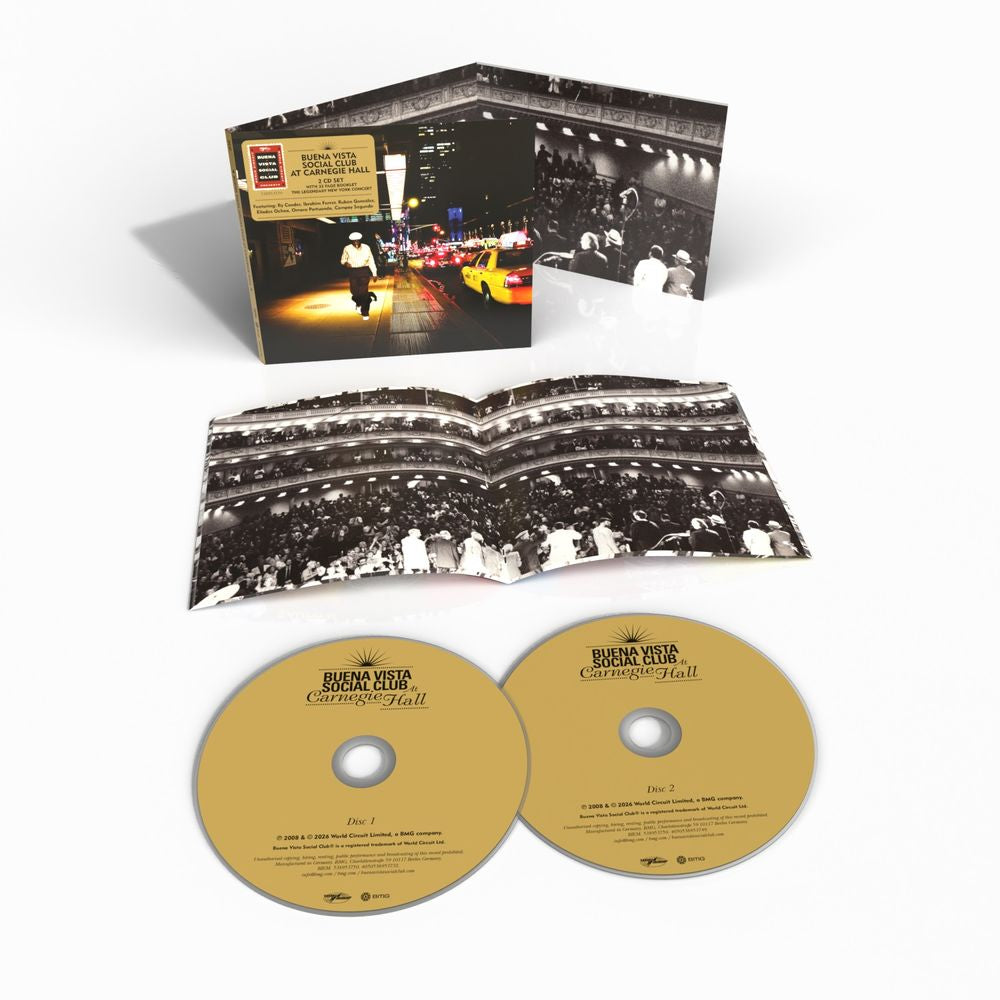 the album cover for Buena Vista Social Club - Buena Vista Social Club at Carnegie Hall - 2 CD