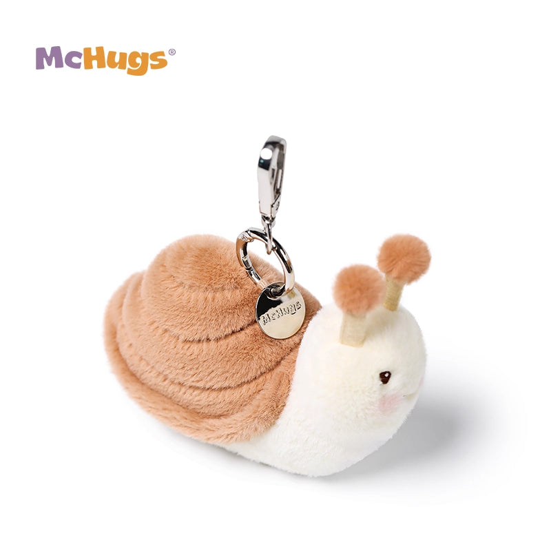 McHugs Gari Snail Stuffed Animal Bag Charm