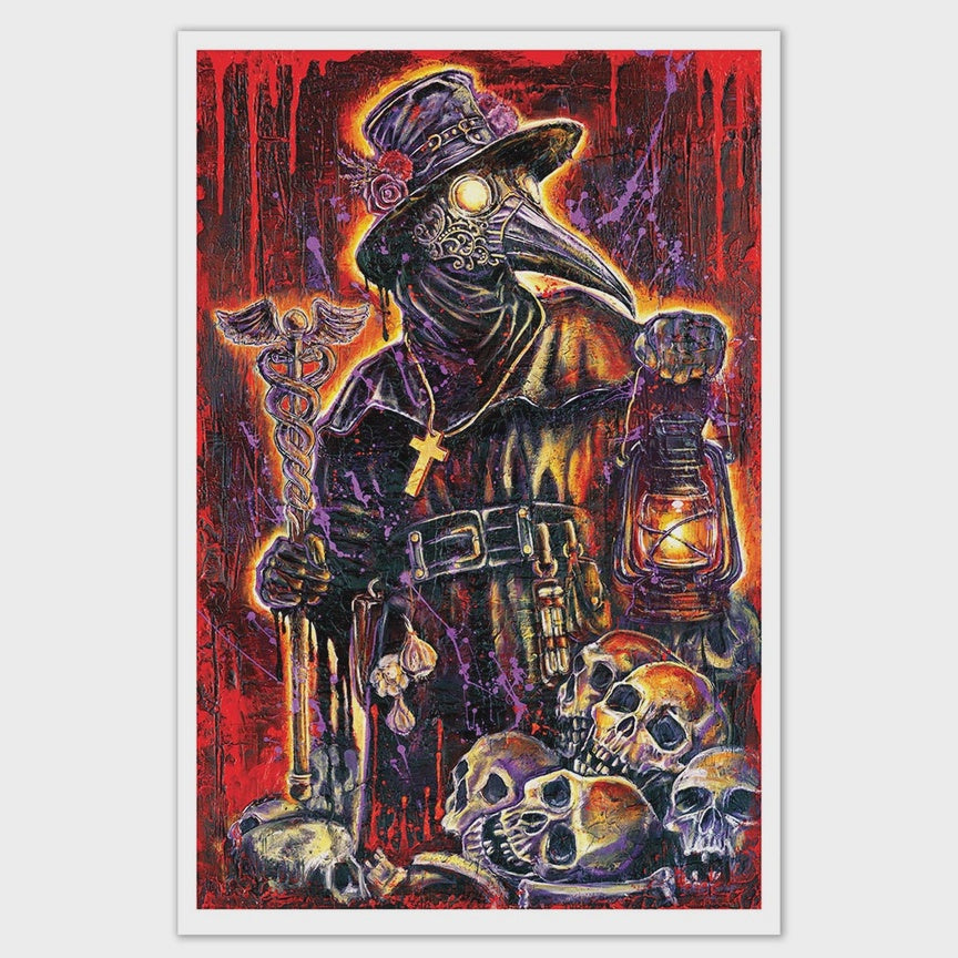Plague Doctor Art Print 12 X 18"