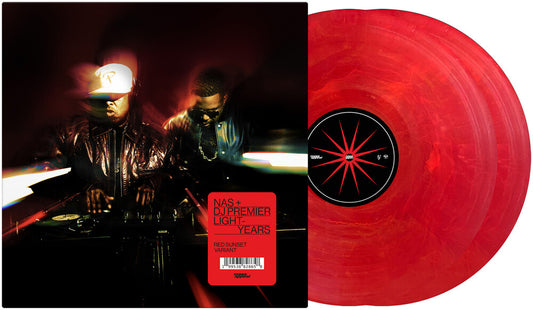 the album cover for Nas - Light-Years [Red]
