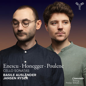 Basile Auslander  / Ryser,Jansen - Enescu Honegger & Poulenc: Cello Sonatas [CD]