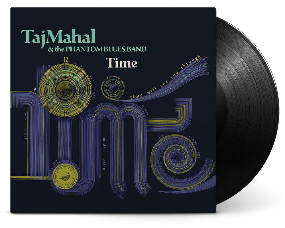 the album cover for Taj Mahal & The Phantom Blues Band - Time