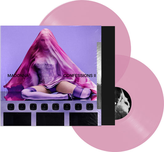 the album cover for Madonna - CONFESSIONS II [Translucent Pink - Expanded]