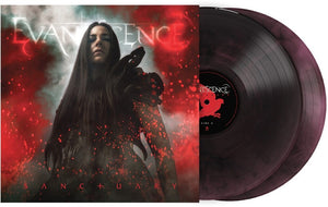 Evanescence - Sanctuary [Deep Purple & Black Marble]