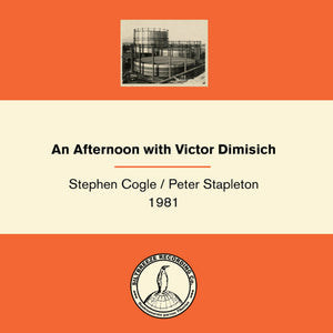 Stephen & Peter Stapleton 1981 Cogle - Afternoon With Victor Dimisich [LP]