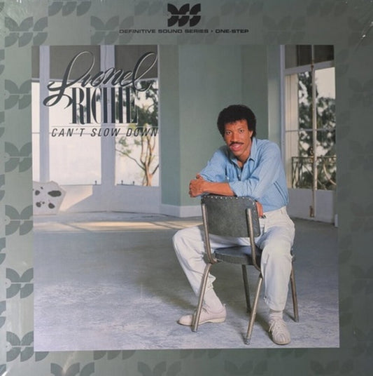 the album cover for Lionel Richie - Can't Slow Down (DSS One-Step Vinyl) [180g LP]