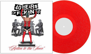 Pre-Order: Fat Mike - Rotten to the Score: The 40 Years of Fuckin' Up Original Score  [Transparent Red with Silver Glitter ]