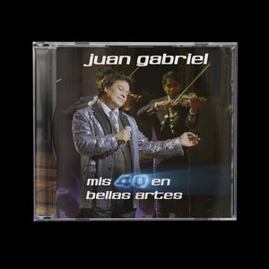 Juan Gabriel - Mis 40 En Bellas Artes (En Vivo Desde Bellas) [CD]