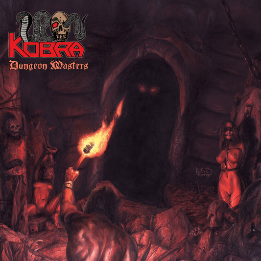 the album cover for Iron Kobra - Dungeon Masters