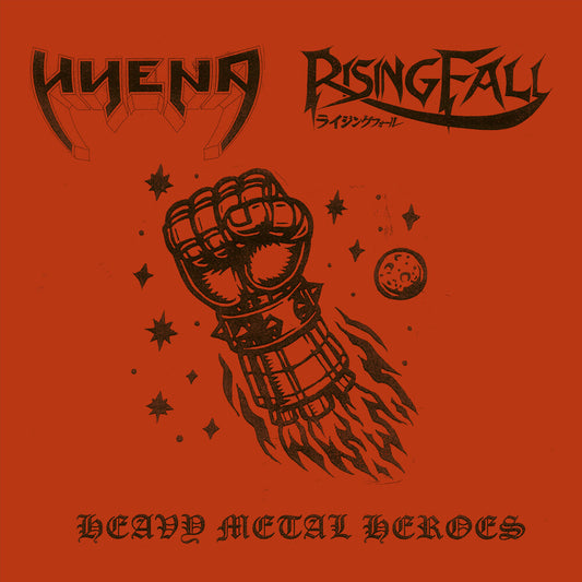the album cover for Hyena - Heavy Metal Heroes