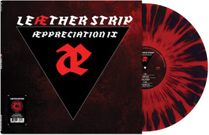 Leæther Strip - Æppreciation IX[Black/Red Splatter]
