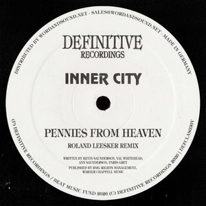 Inner City & Kevin Saunderson - Pennies From Heaven (roland Leesker Remix) [12" Vinyl]