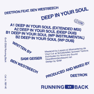 Deetron - Deep in Your Soul [12" Vinyl]