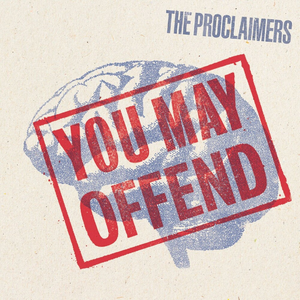 the album cover for Proclaimers - You May Offend - Red [Colored Vinyl] (Ofgv) (Red)