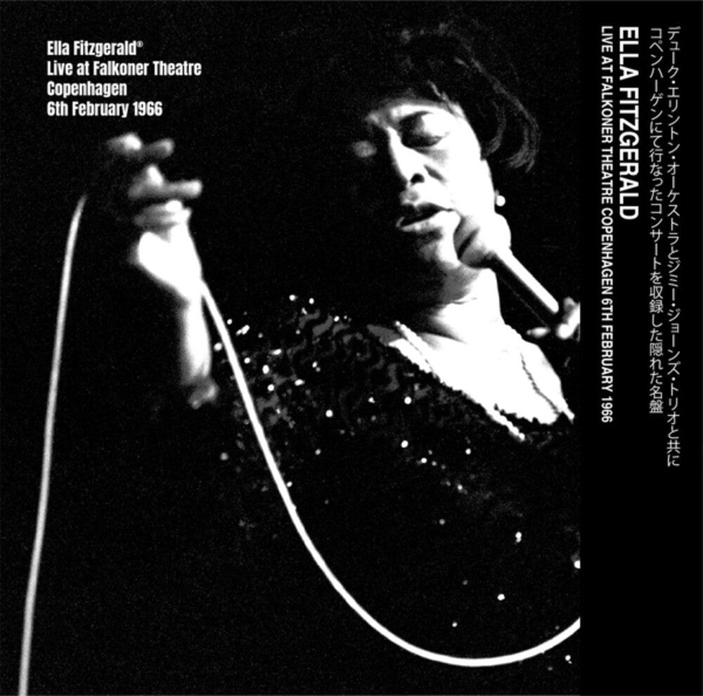 the album cover for Ella Fitzgerald - Live Falconer Theatre Copenhagen 6th February 1966