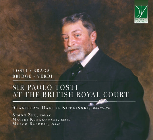 the album cover for Kotlinski & Zhu & Kulakowski & Balderi - Sir Paolo Tosti at the British Royal Court