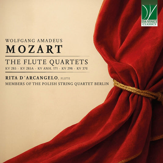 the album cover for Rita & Members of the Polish String Quartet Berlin DÃ¢Â€Â™arcangelo - Mozart: the Flute Quartets