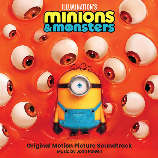 the album cover for John Powell  (Colv) (Ltd) (Ogv) (Ylw) - Minions & Monsters - O.S.T. [Colored Vinyl] [Limited Edition] [180 Gram]