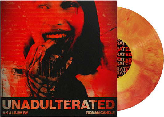 the album cover for Roman Candle - Unadulterated [Colored Vinyl] (Red) (Ylw)