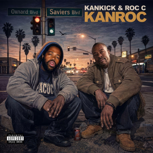 the album cover for Kankick & Roc C - Kanroc