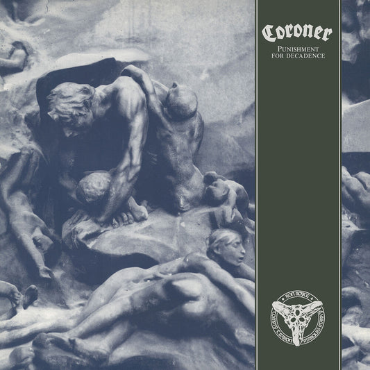 the album cover for Coroner - Punishment For Decadence [Colored Vinyl] [Reissue]