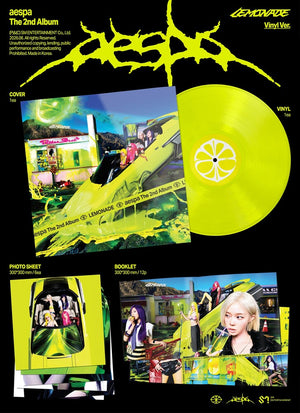 Aespa - The 2nd Album ‘LEMONADE’ [Neon Yellow]
