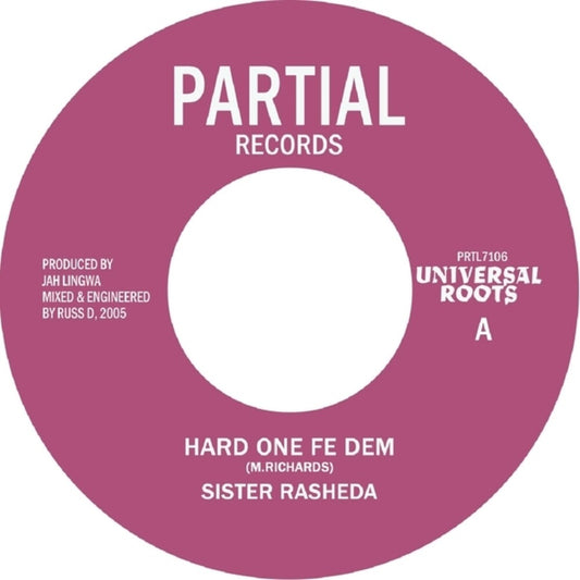 the album cover for Sister Rasheda - Hard One Fe Dem' (Ep)