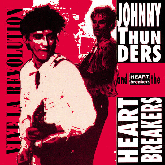 the album cover for Johnny Thunders  & The Heartbreakers - Vive La Revolution: Live In Paris 1977 [Colored Vinyl]