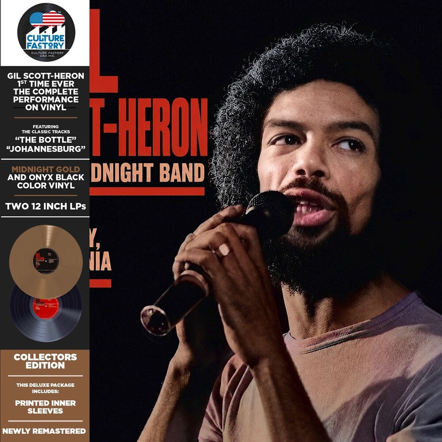 Pre-Order: Scott-Gil Heron  & The Midnight Band - Live At Berkeley '78 - Black/Gold (Blk) [Colored Vinyl]
