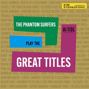 Pre-Order: Phantom Surfers - Play The Great Titles [Clear Vinyl] (Grn) [Limited Edition]